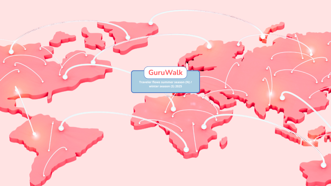 Interactive map GuruWalk